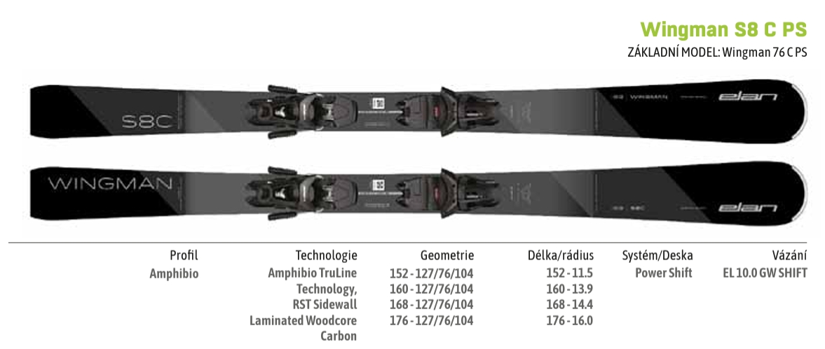 ELAN WINGMAN S8 C PS EL 10.0 24/25